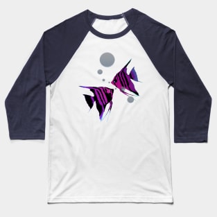 Neon Angelfish Baseball T-Shirt